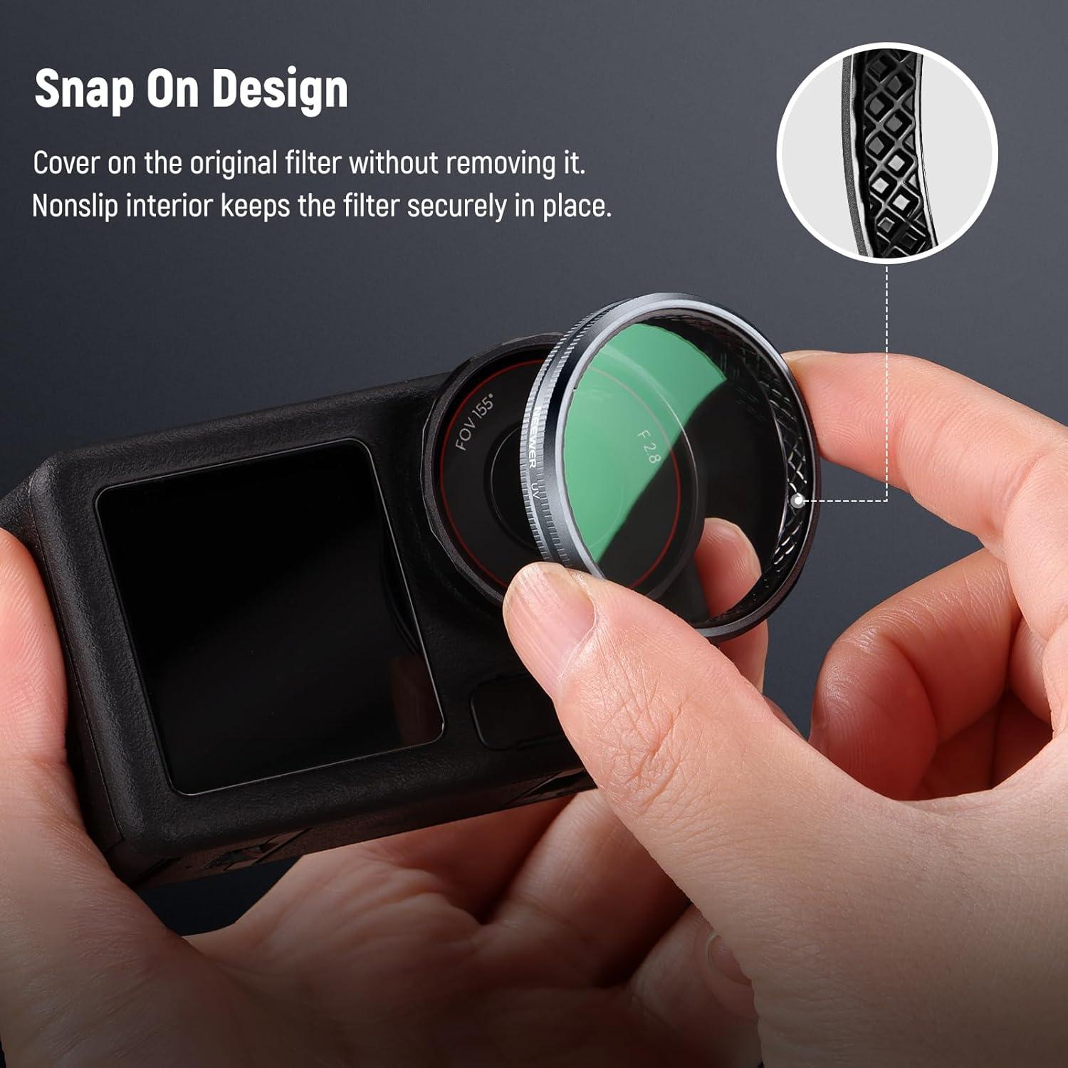 Filtro UV NEEWER FL-A70 para DJI Osmo Action 5 Pro/4/3