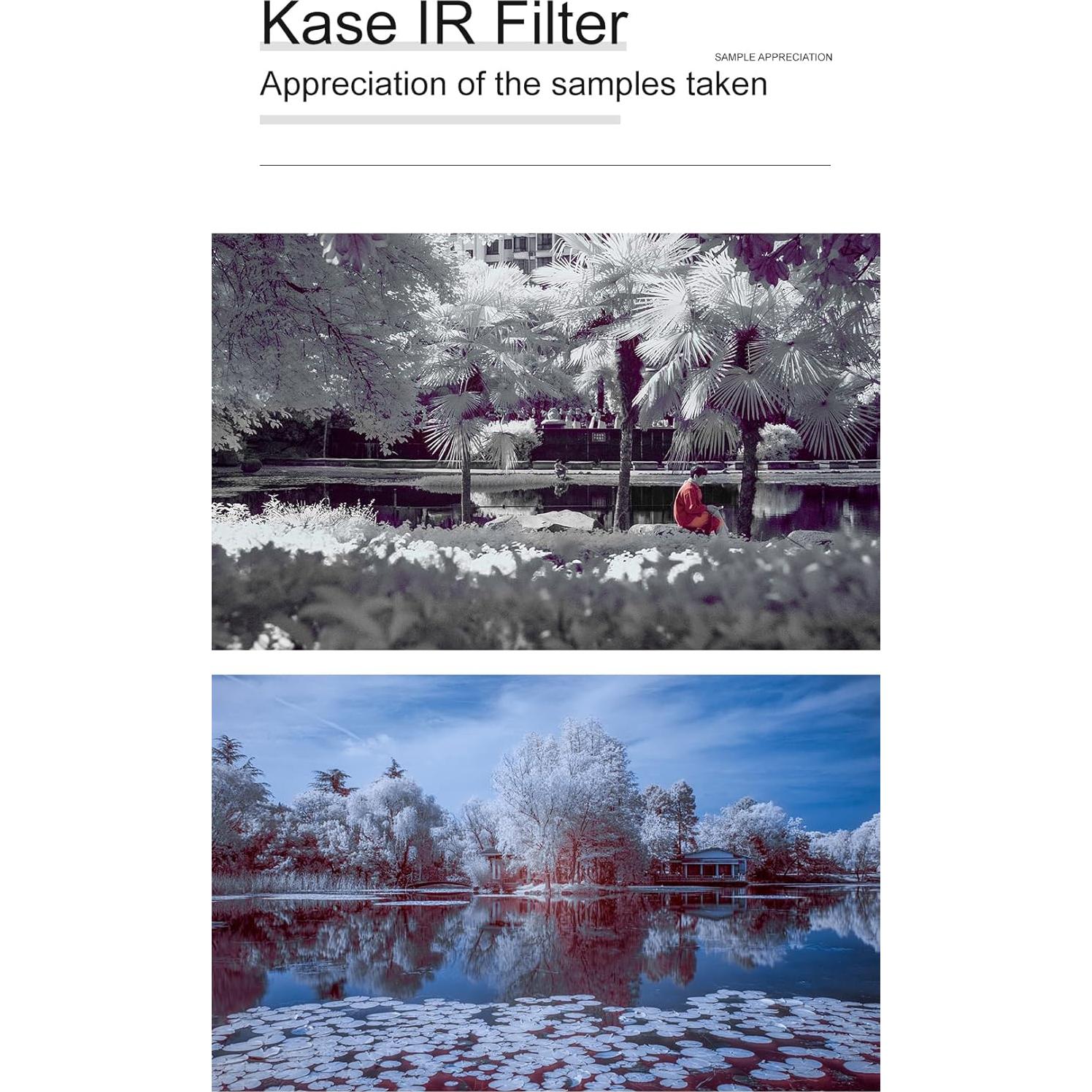 Filtro Infrarrojo 720nm Kase Revolution 72mm con Adaptador Magnético