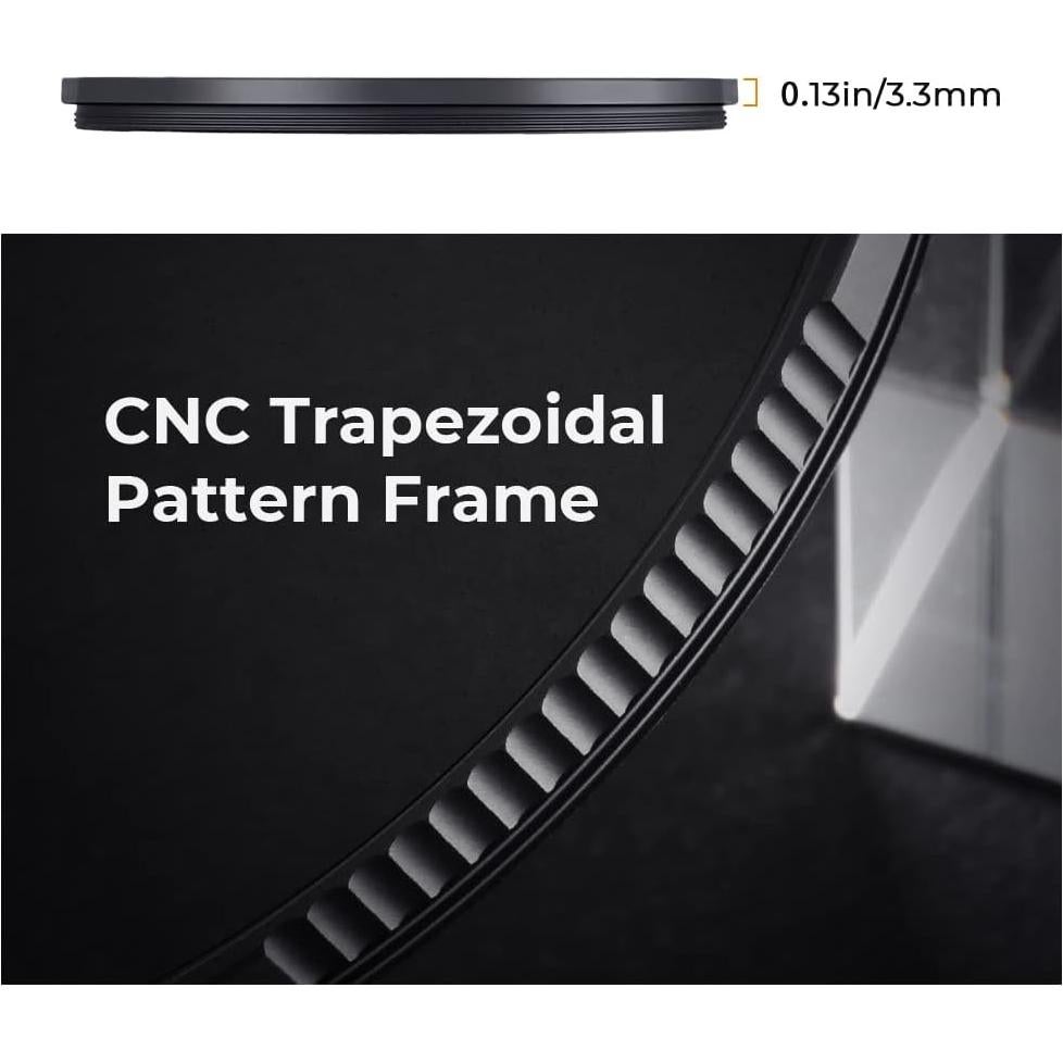 Filtro de Difusión Negra K&F Concept 72mm con 74% Transmitancia