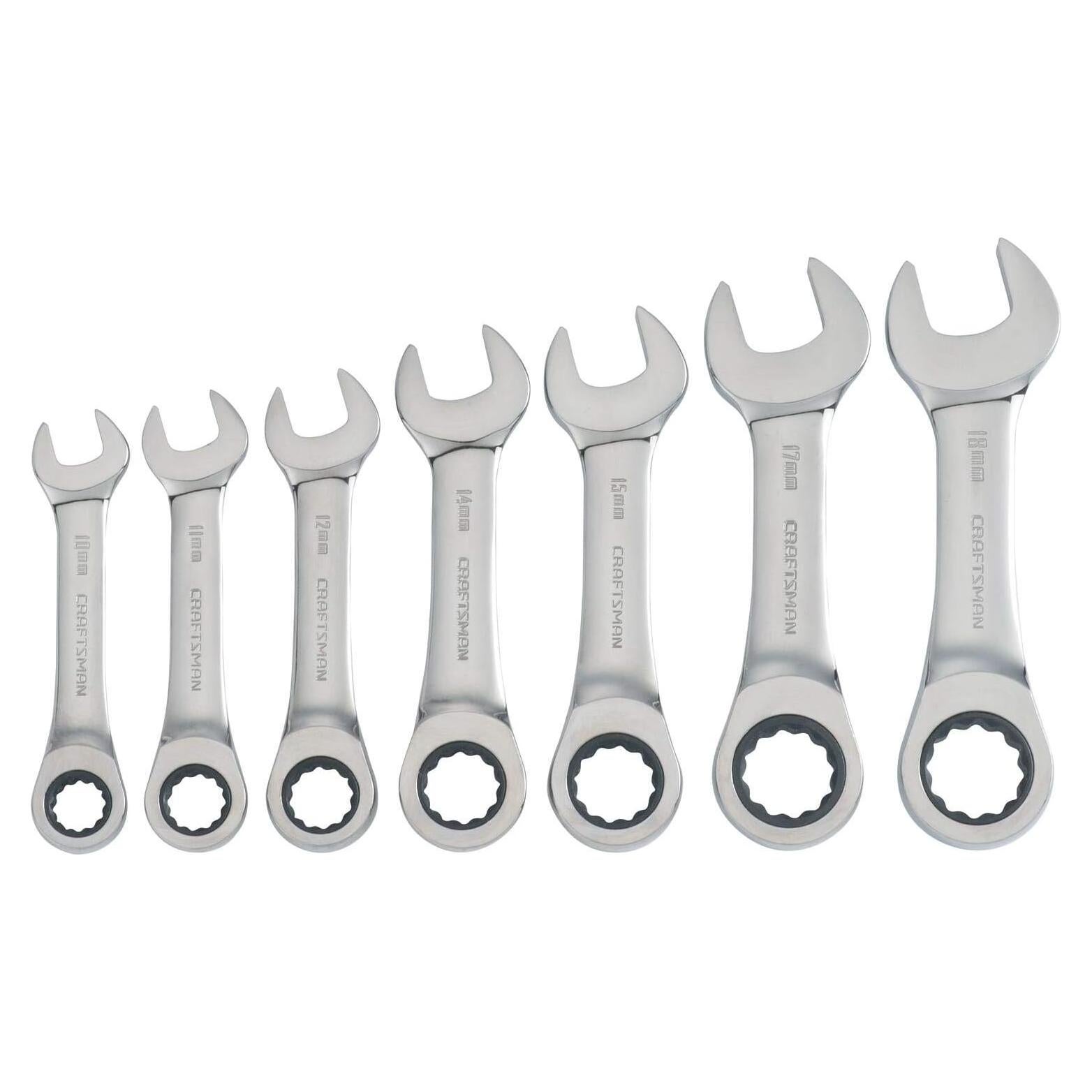 Juego de Llaves de Carraca CRAFTSMAN 7 Piezas Métricas