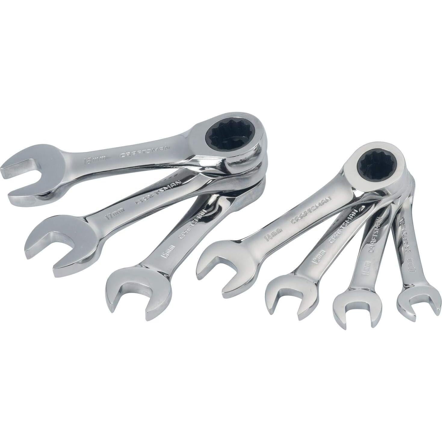 Juego de Llaves de Carraca CRAFTSMAN 7 Piezas Métricas