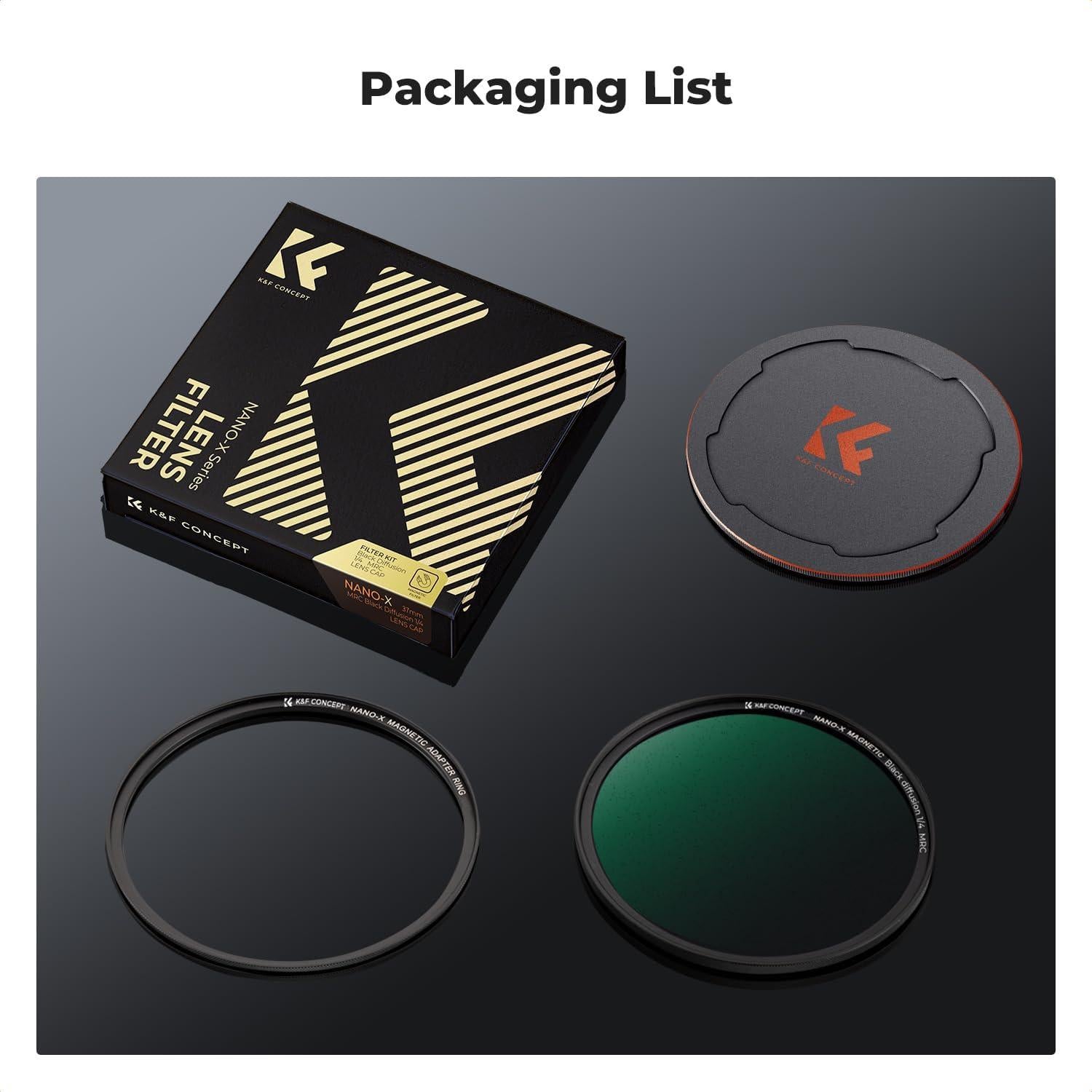 Filtro de Difusión Magnético K&F CONCEPT 62mm 1/4 Efecto
