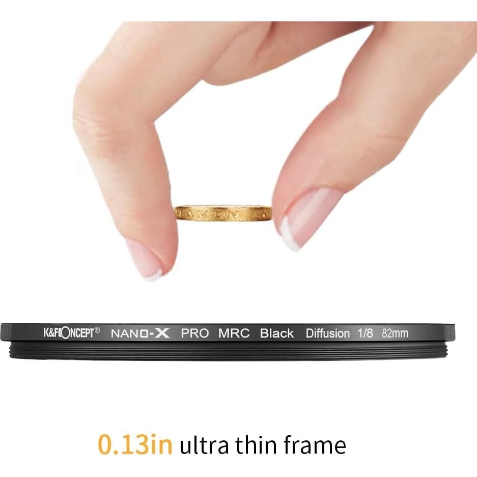 Filtro Suave Negro K&F Concept 58mm HD Impermeable