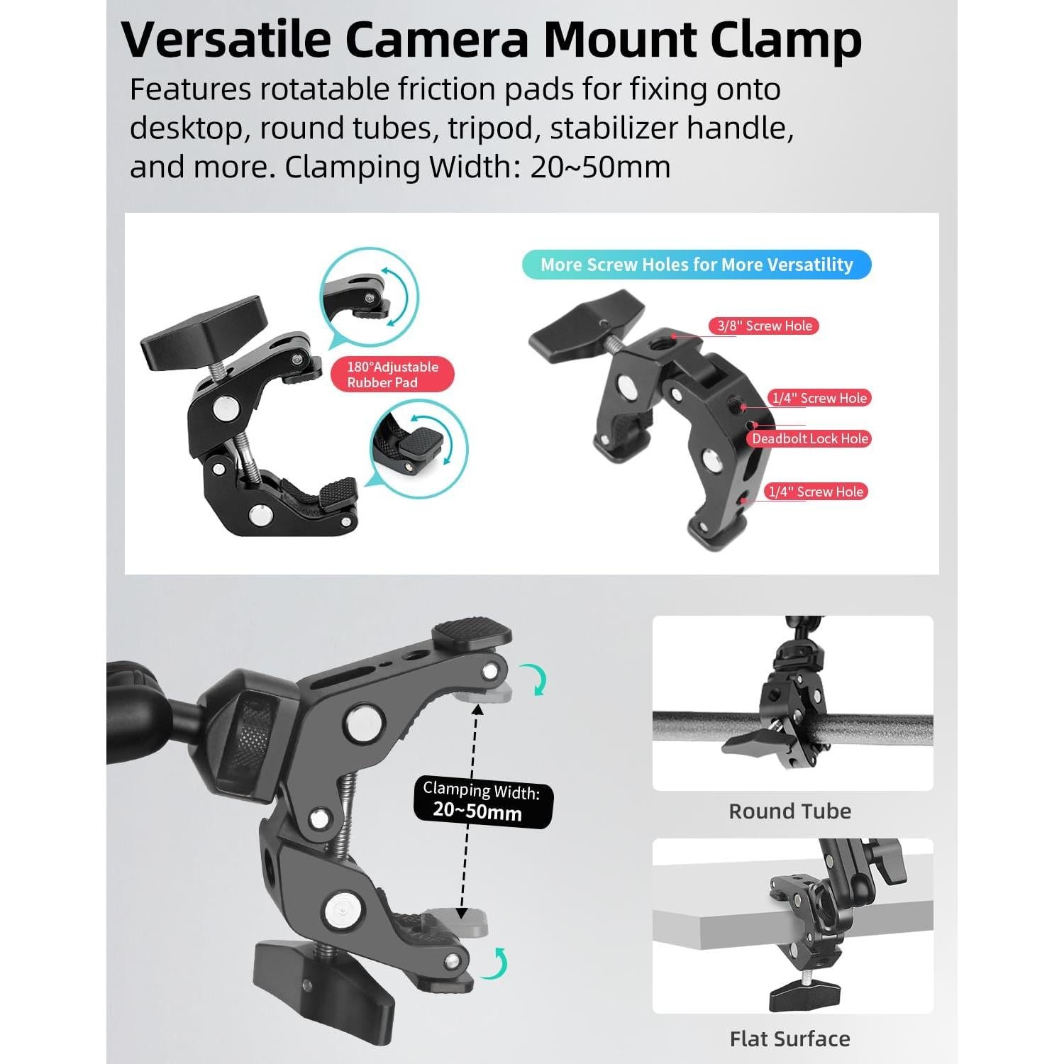 Brazo Mágico 22" JEBUTU con Abrazadera y Adaptadores