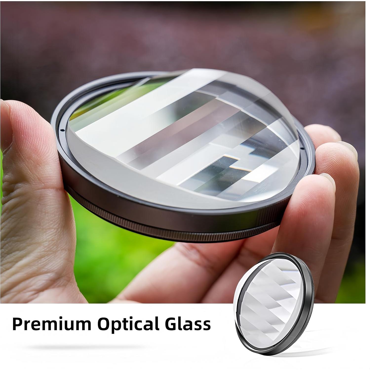 Filtro Prisma Lineal GREEN.L 77mm Vidrio Óptico Efectos