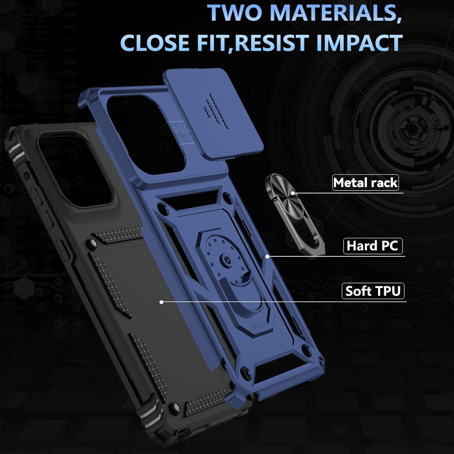 Funda Dura TPU para Motorola Moto G Stylus 2025 5G - Azul Marino