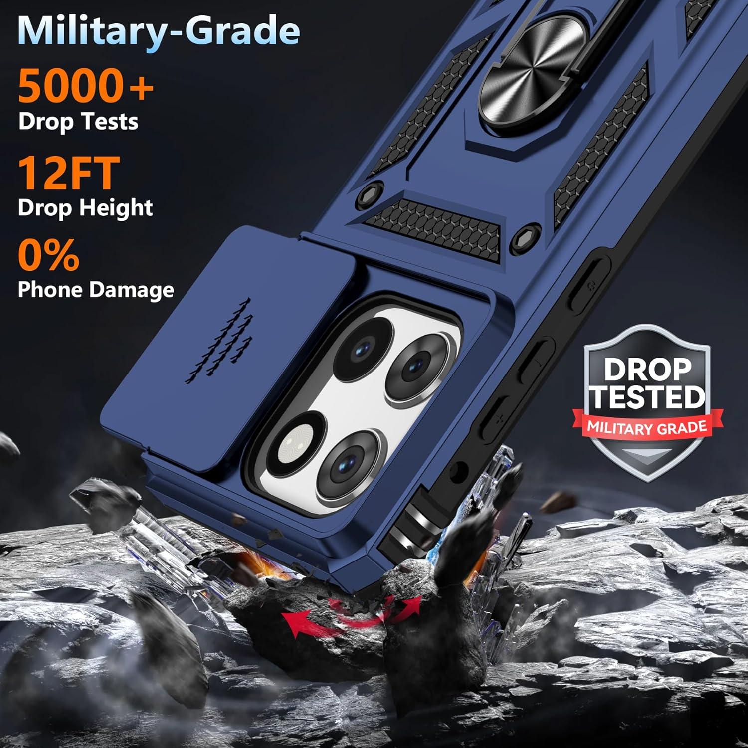 Funda Dura TPU para Motorola Moto G Stylus 2025 5G - Azul Marino