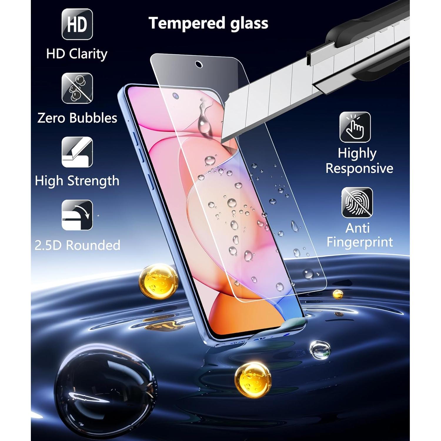 Funda Dura TPU para Motorola Moto G Stylus 2025 5G - Azul Marino