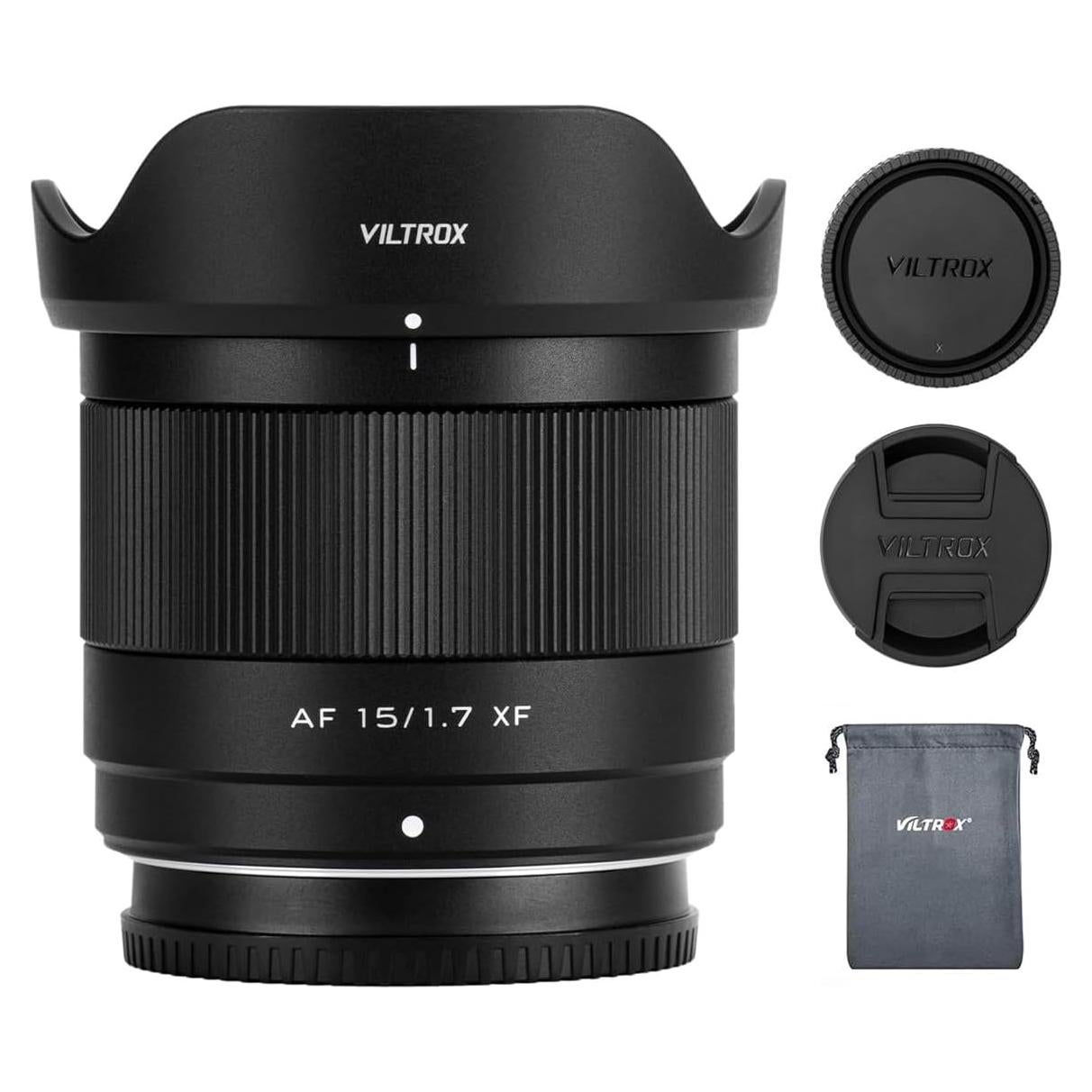 Lente VILTROX 15mm F1.7 Montura X para Cámaras Fujifilm