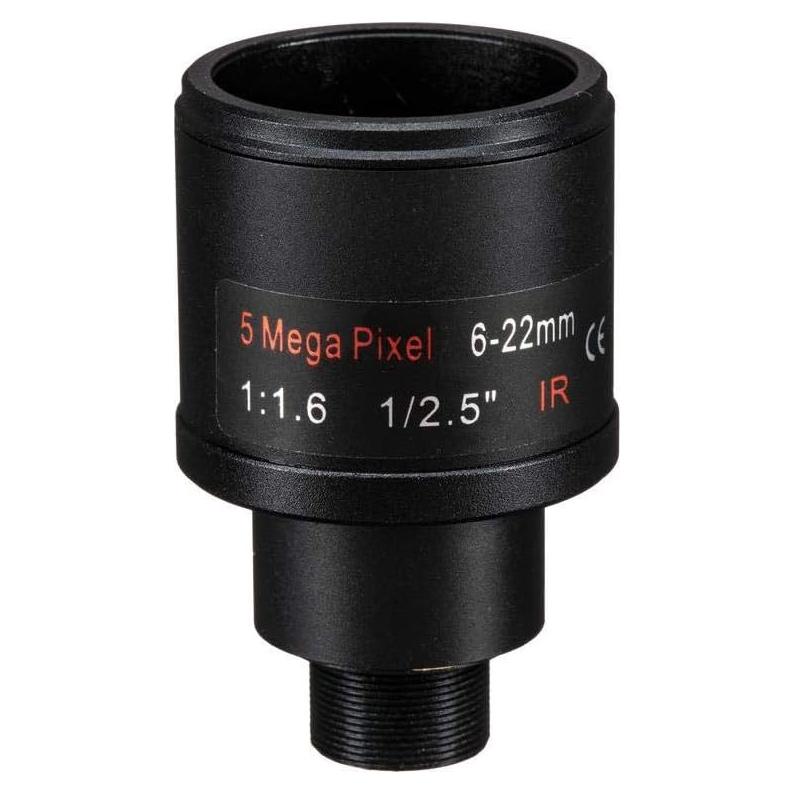 Lente Varifocal M12 Marshall 6-22mm f/1.6 5MP CV500