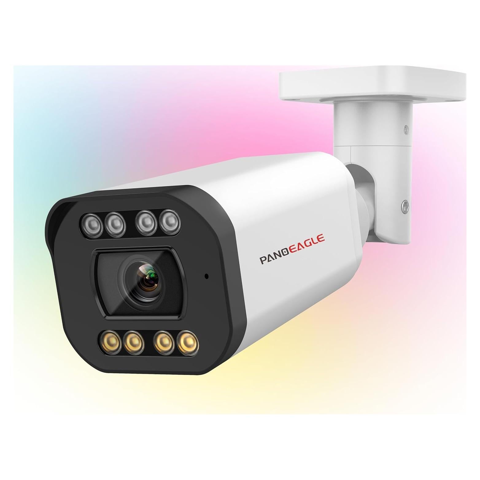 Cámara IP PoE PANOEAGLE 8MP Exterior Doble Luz 4K Zoom 5X