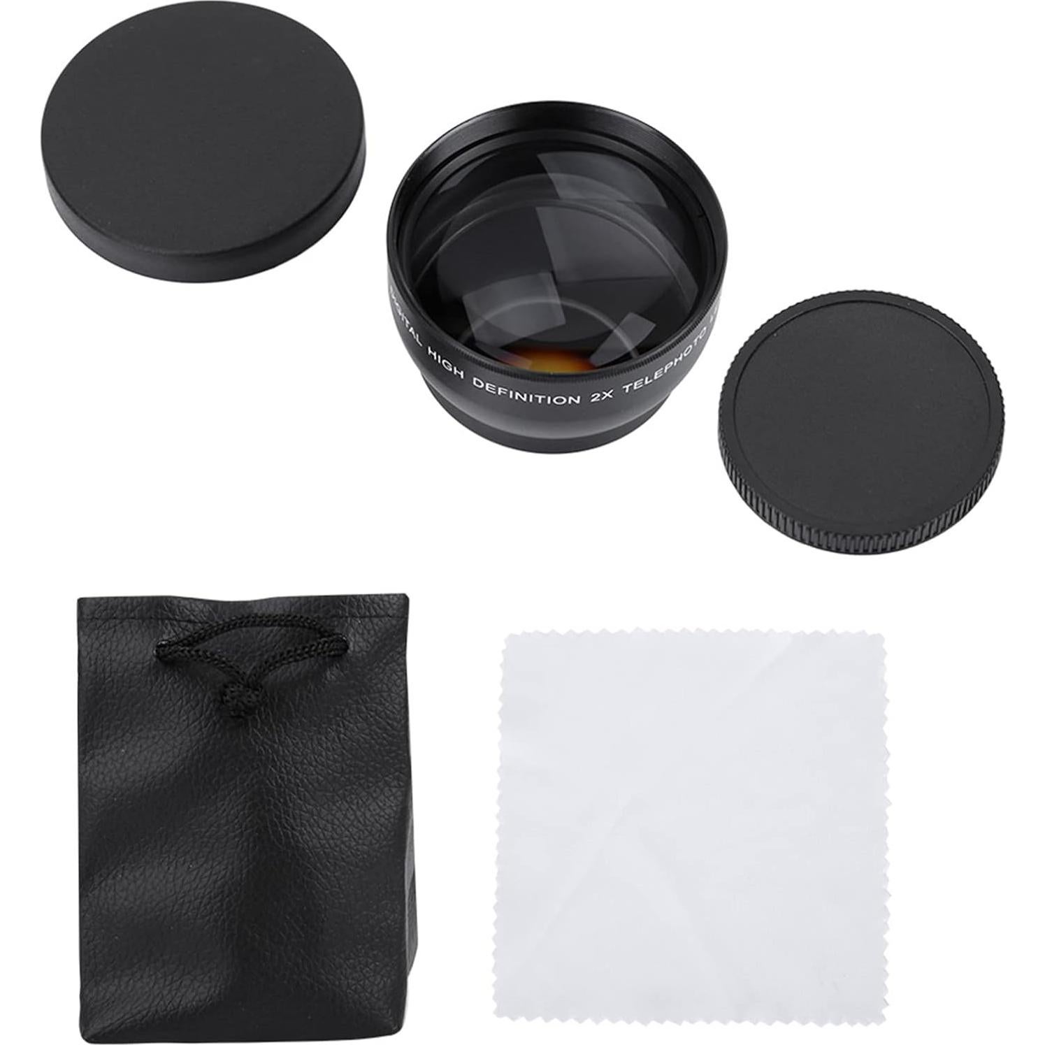 Lente Telefoto 2X 52mm Acouto HD Impermeable y Ligero