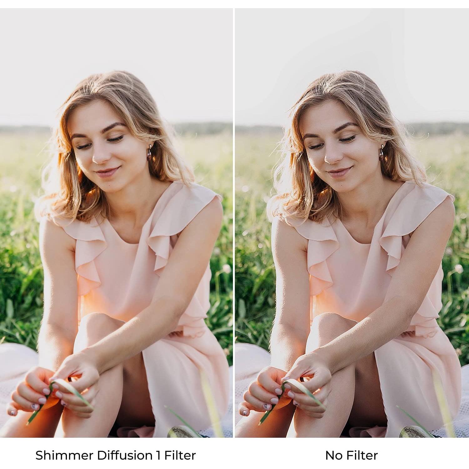 Filtro de Difusión Brillante K&F Concept 52mm Efecto Glimmer