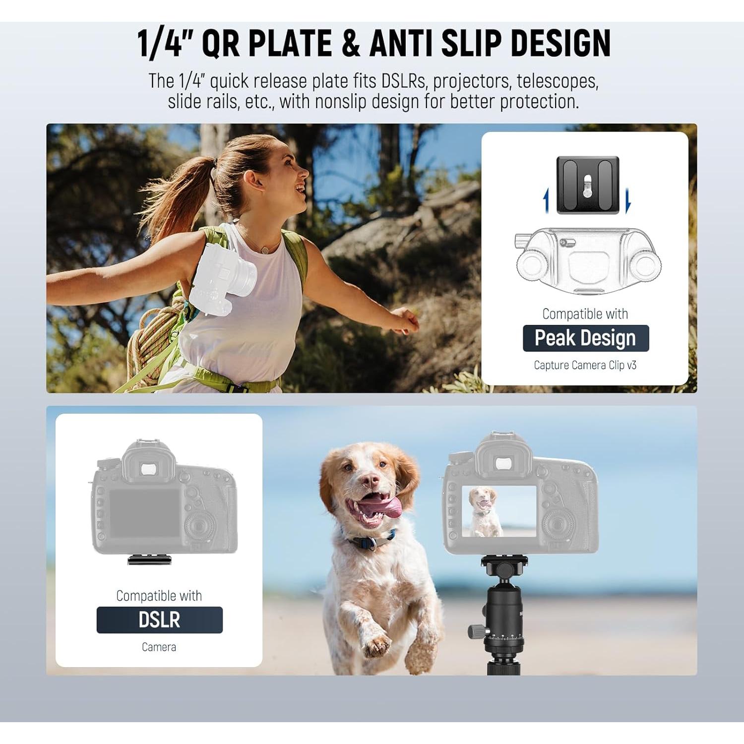 Trípode Monopodo de Carbono NEEWER TP39 para Cámara