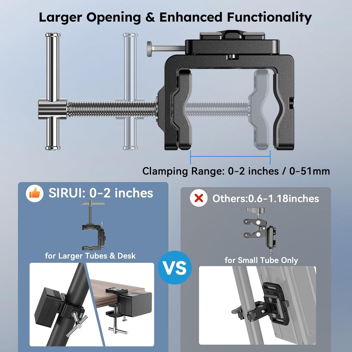 Abrazadera de Batería V-Mount SIRUI AM-VM05 con Placas