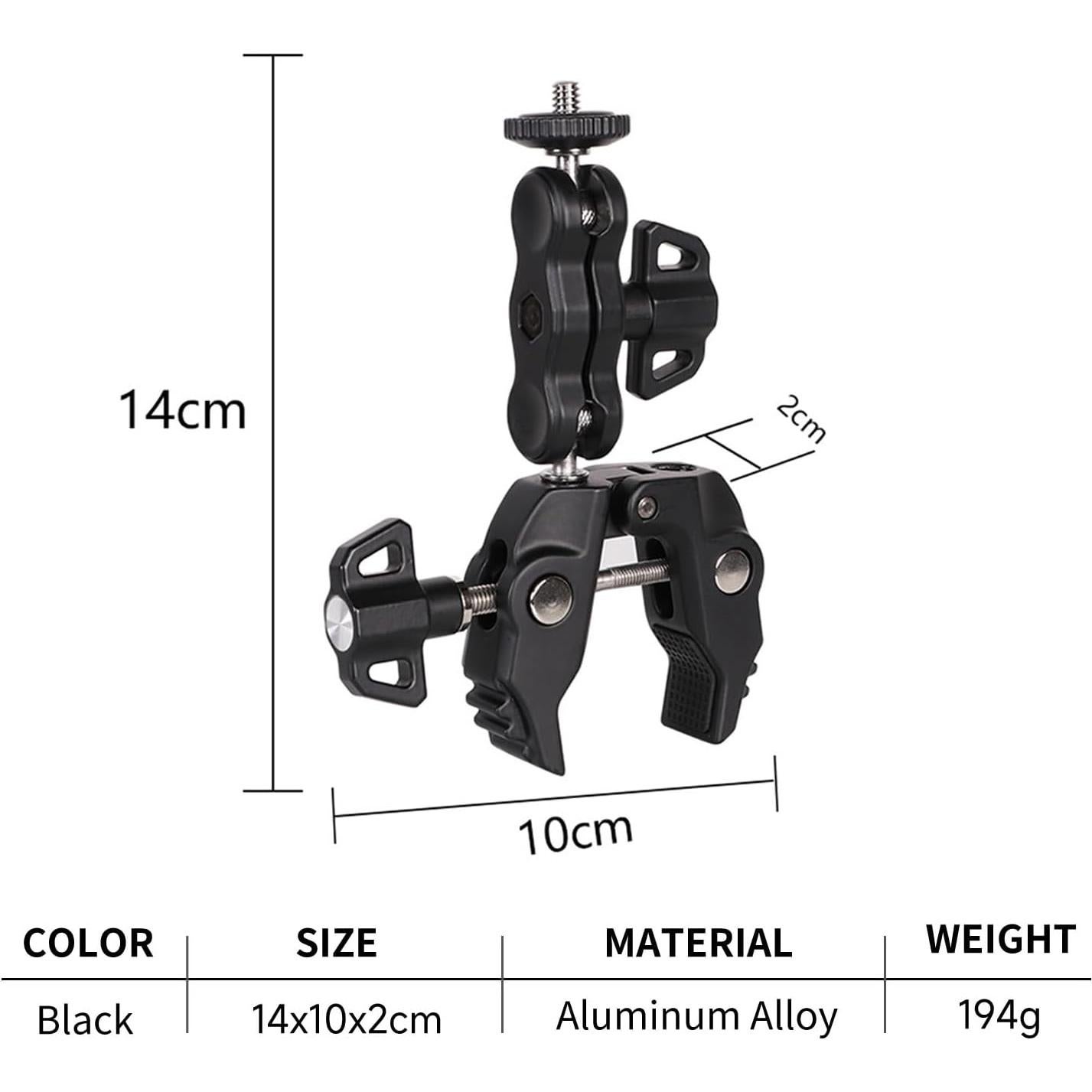 Soporte de Abrazadera RAYWOWO para Cámara y Luces LED