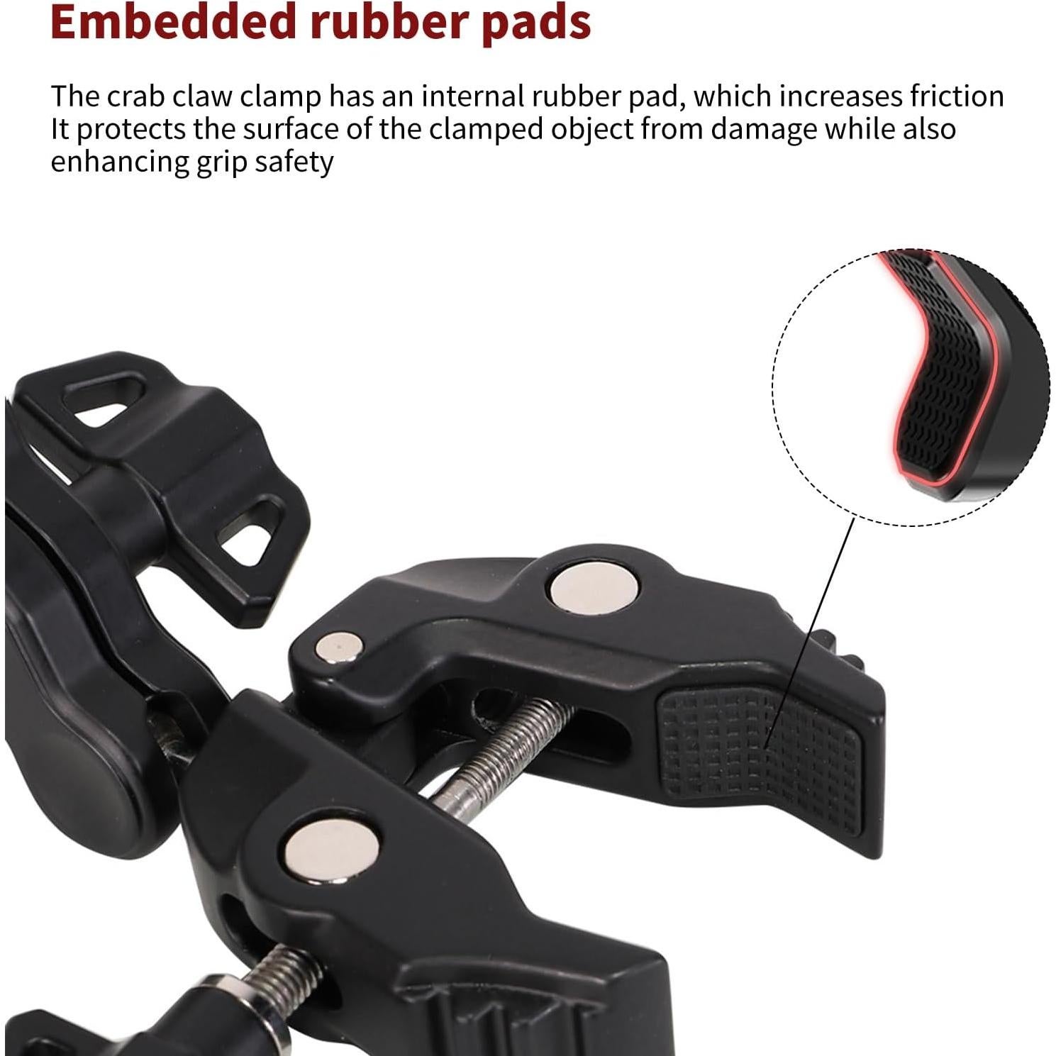 Soporte de Abrazadera RAYWOWO para Cámara y Luces LED