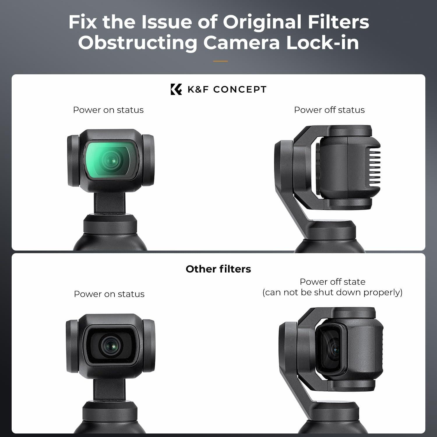 Filtro ND Magnético K&F Concept para DJI Osmo Pocket 3