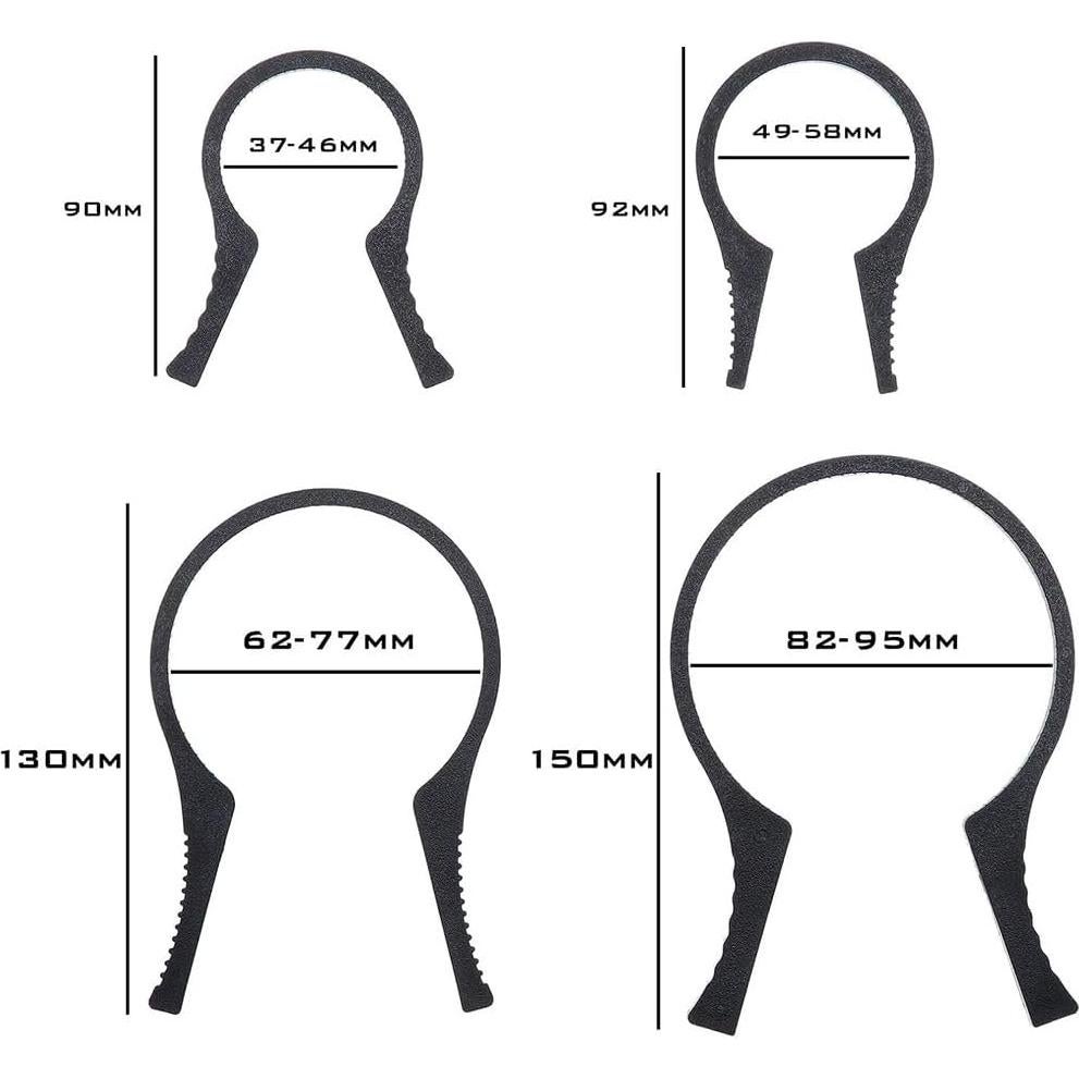 Kit de Llaves de Filtro de Lente ZYAMY 4 Piezas 37-95mm