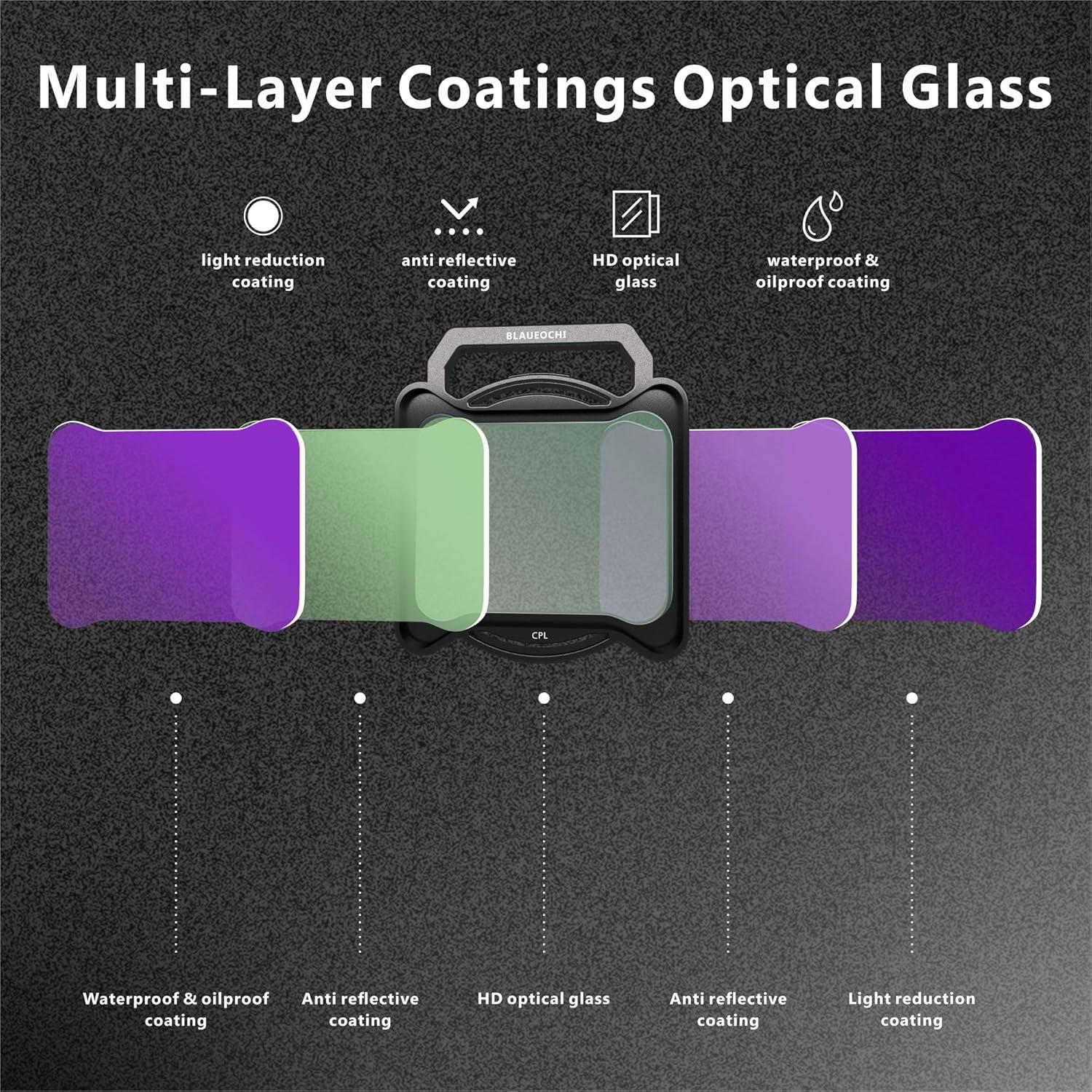 Juego de Filtros ND UV CPL para Drones DJI O4 AVATA 3-Pack