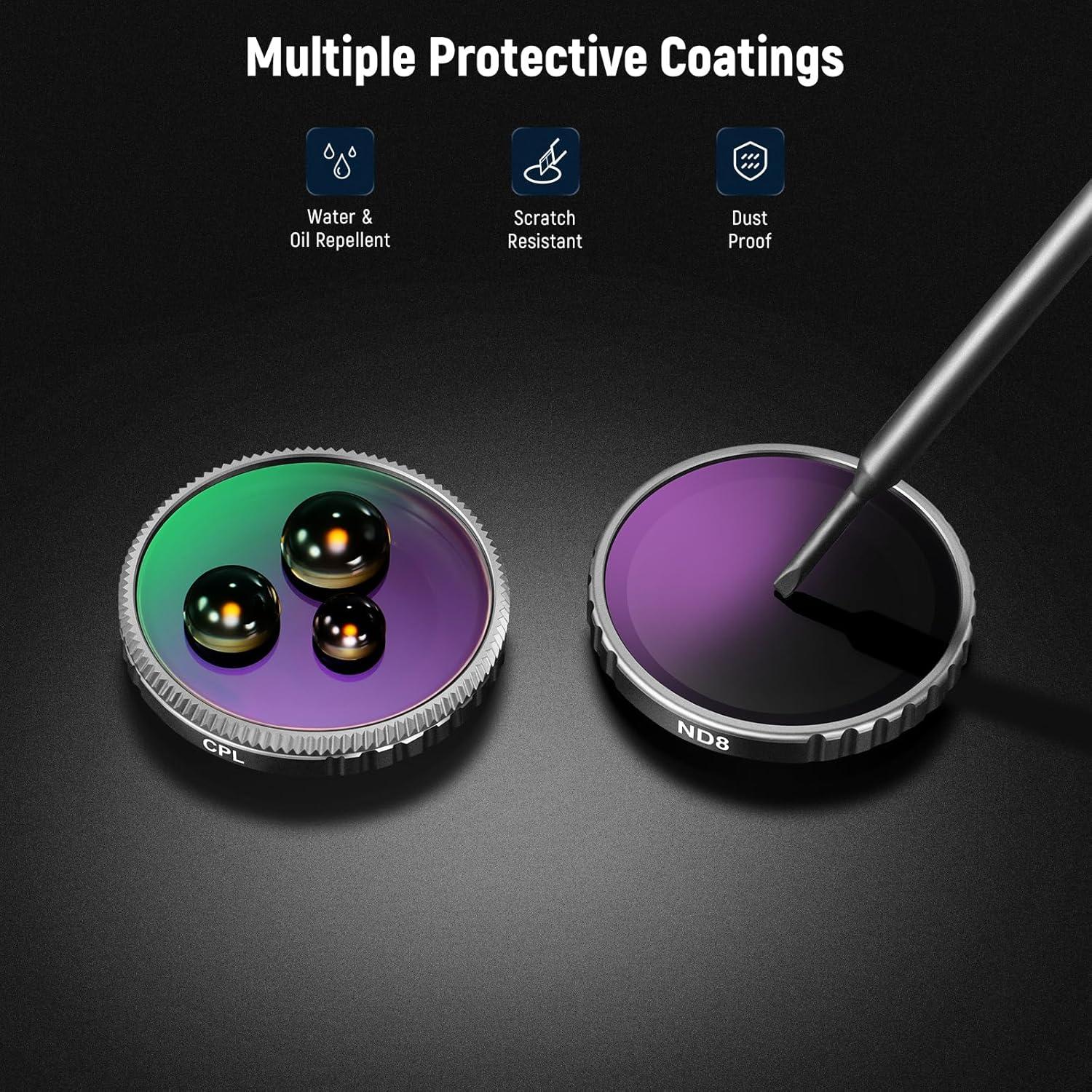 Kit de Filtros ND NEEWER 6 Piezas para Insta360 GO 3S