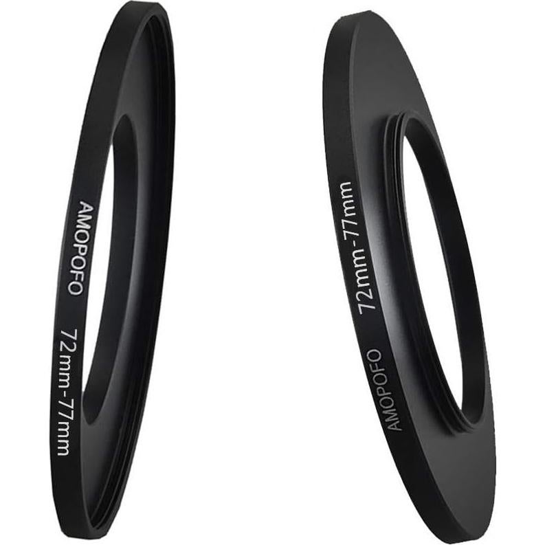 Anillo Adaptador de Lente 72-77mm AMOPOFO para Cámaras