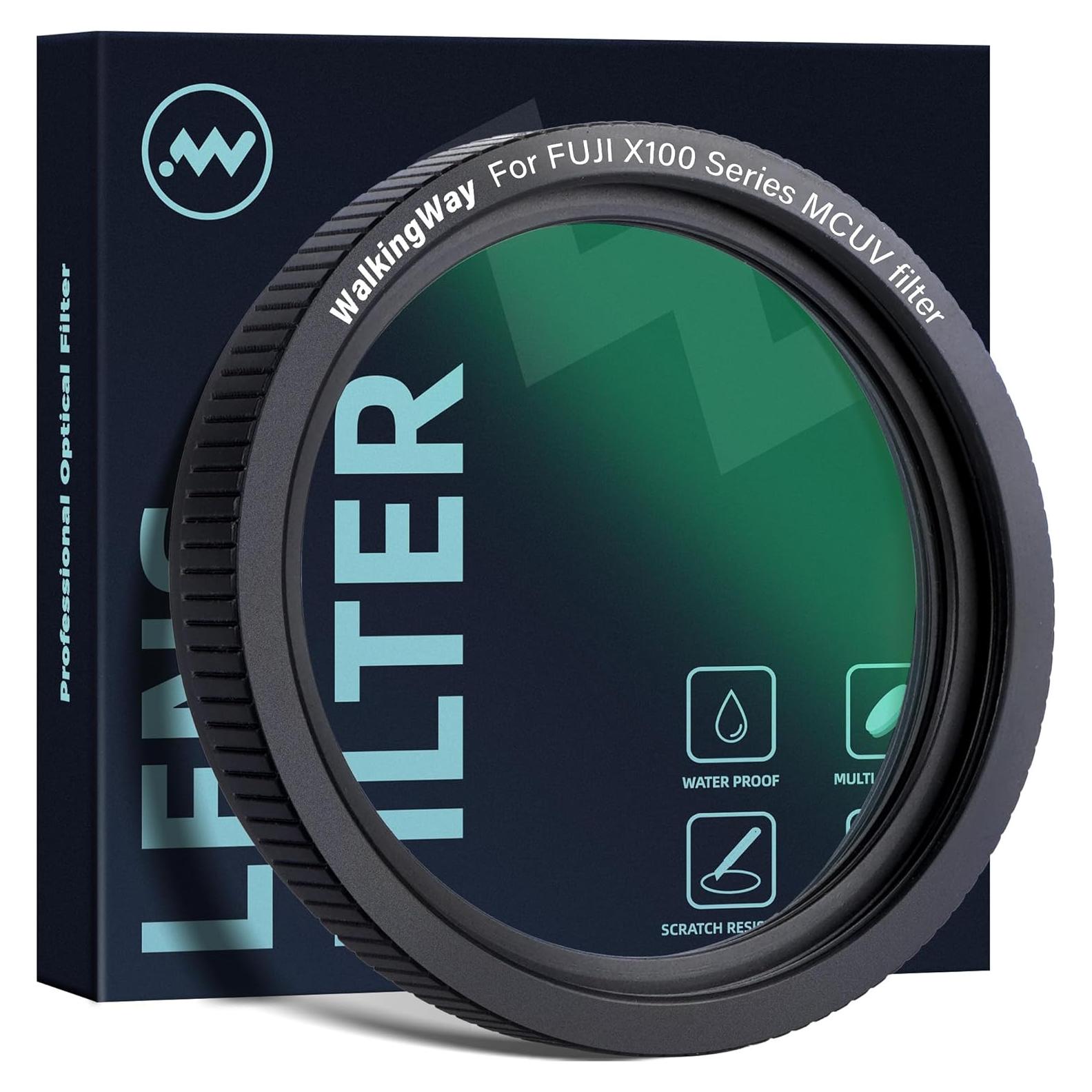 Filtro UV Walkingway para Fujifilm X100 - Protección HD Negra