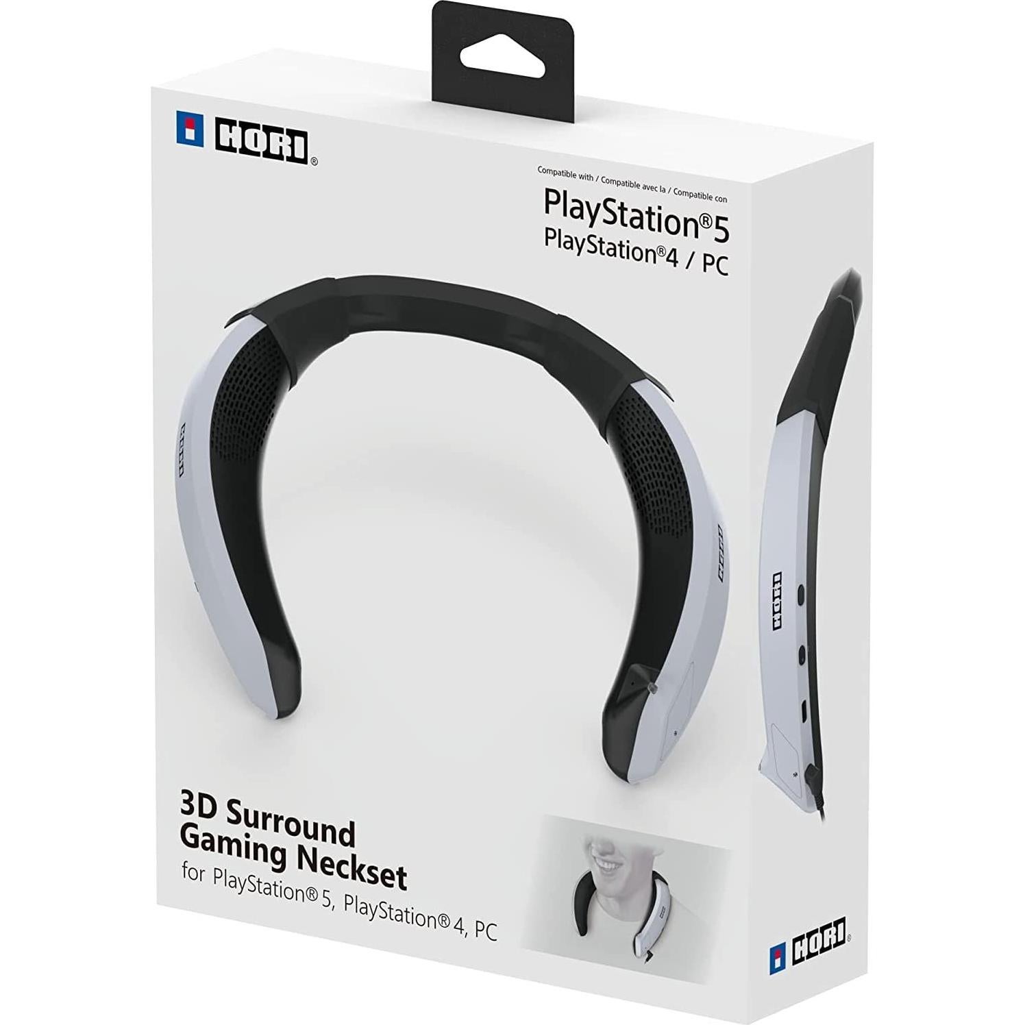 Neckset Gaming 3D Surround HORI para PS5 y PC - Audio envolvente