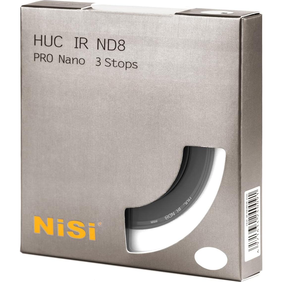 Filtro de Densidad Neutra NiSi 72mm ND8 - 3 Paradas