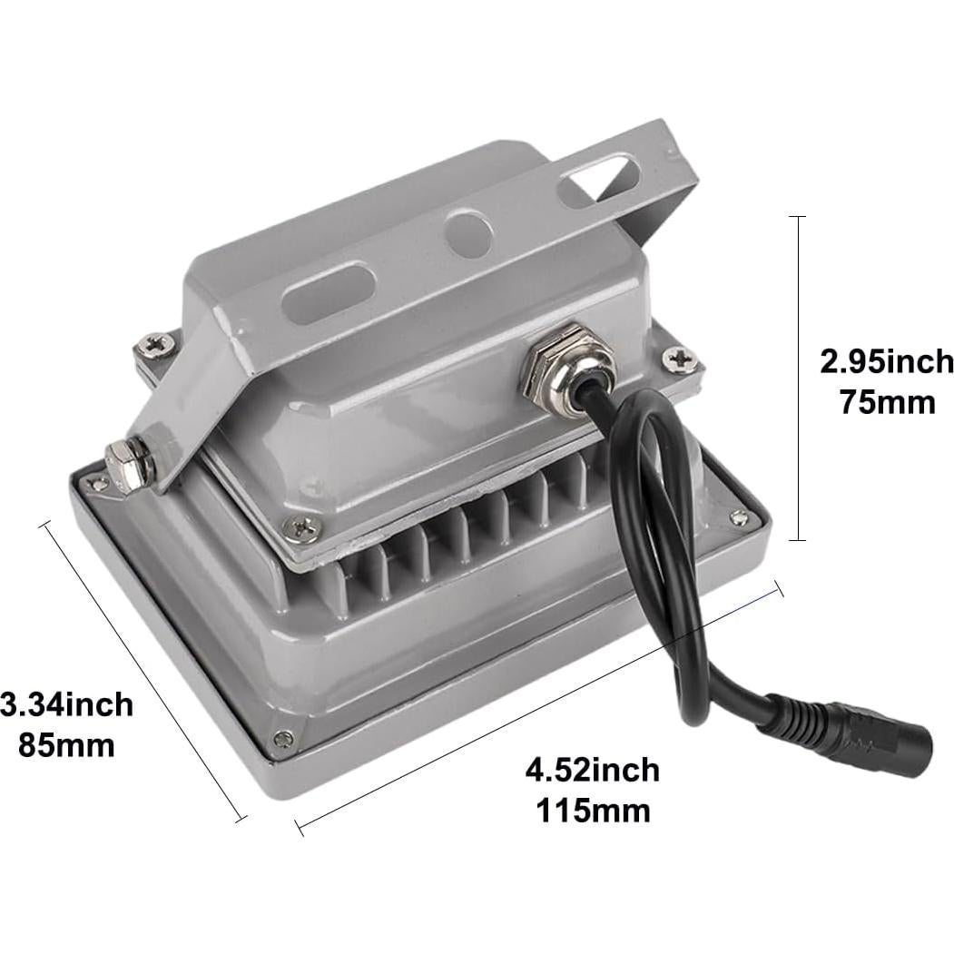 Iluminador IR HGSX 940nm 6-LEDs Resistente al Agua IP65