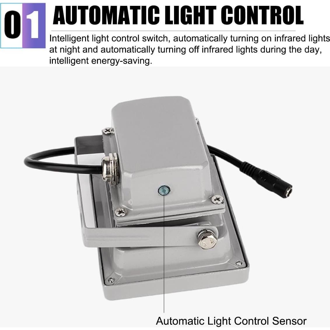 Iluminador IR HGSX 940nm 6-LEDs Resistente al Agua IP65