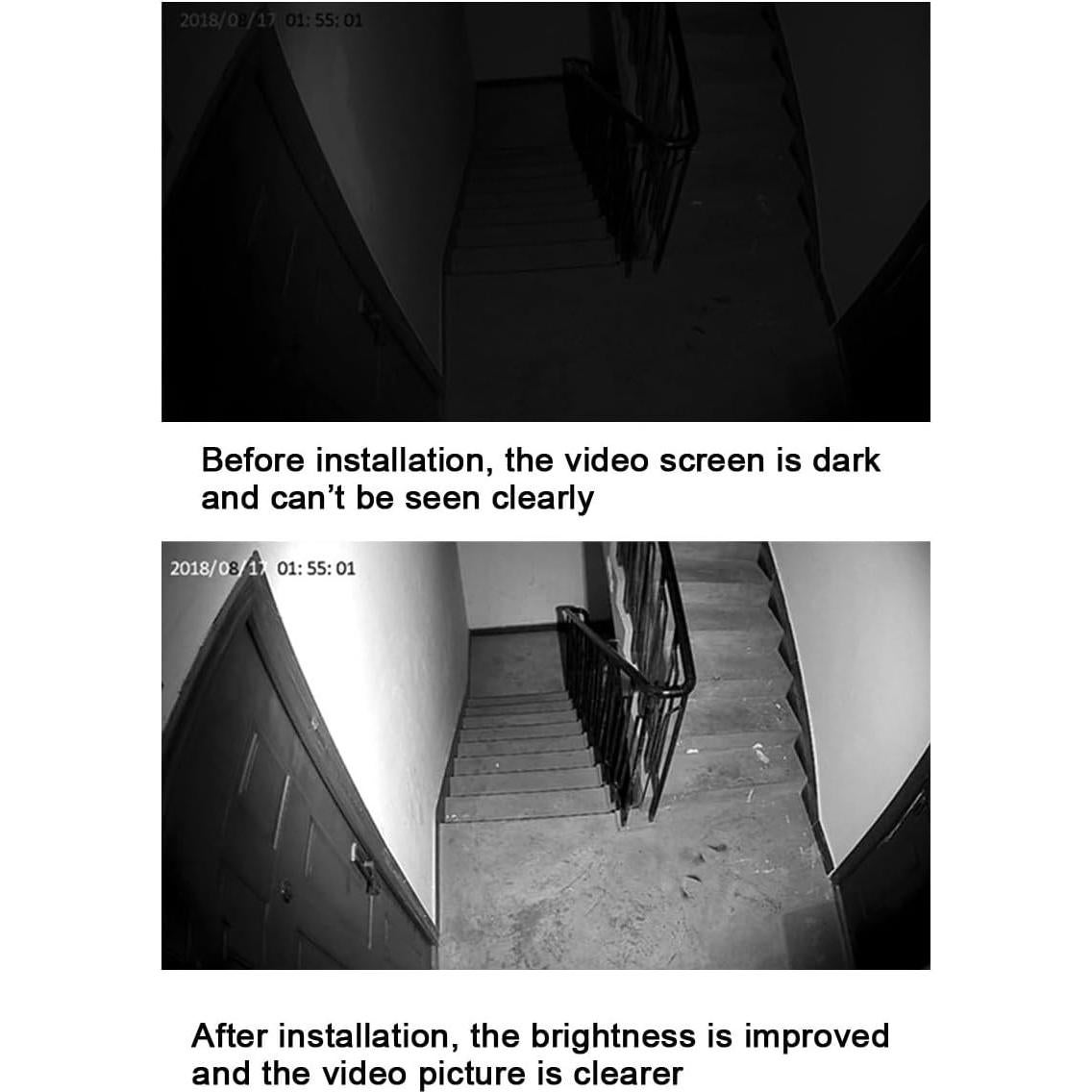 Iluminador IR HGSX 940nm 6-LEDs Resistente al Agua IP65