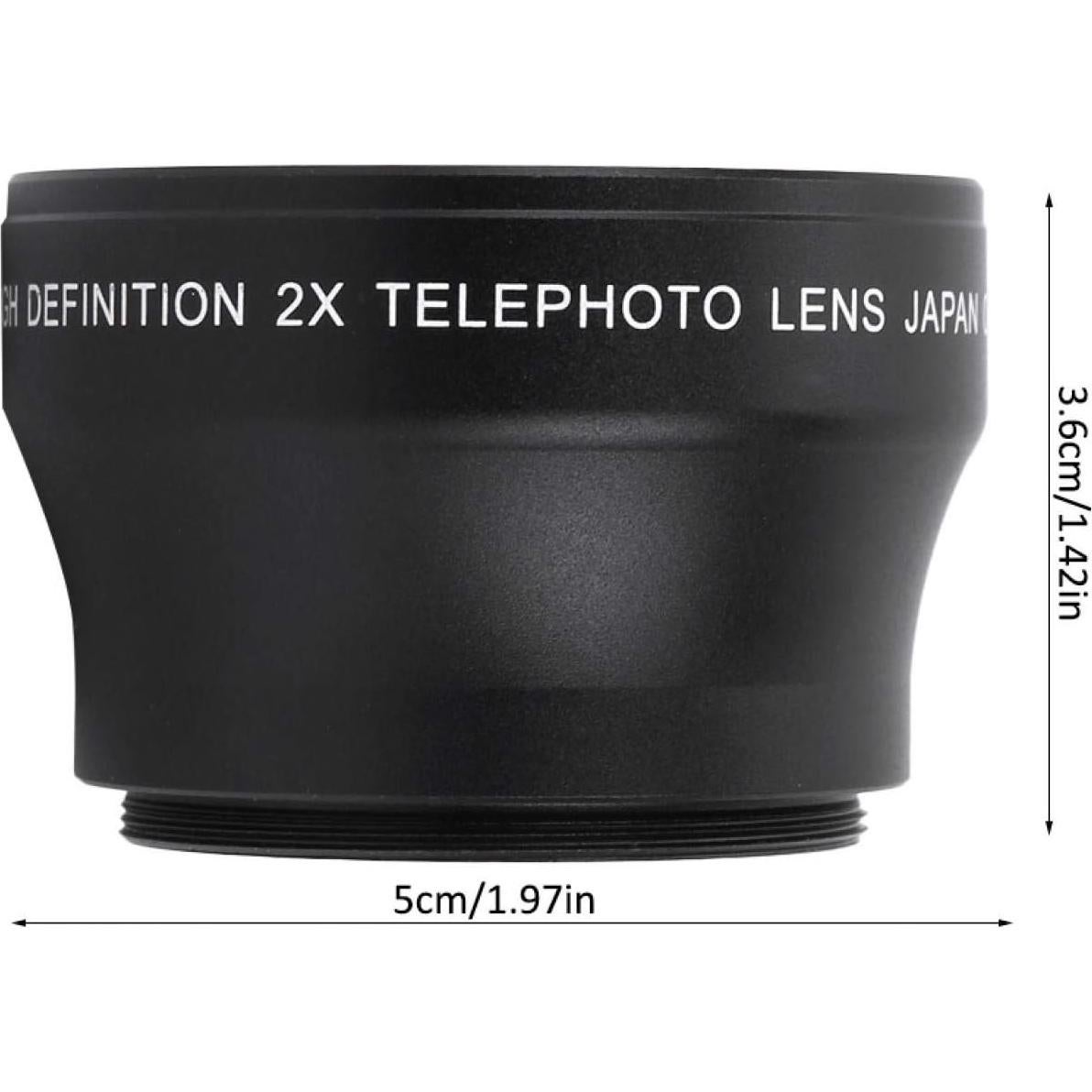 Lente Telefoto 2X Hilitand para Cámara 37mm Alta Definición