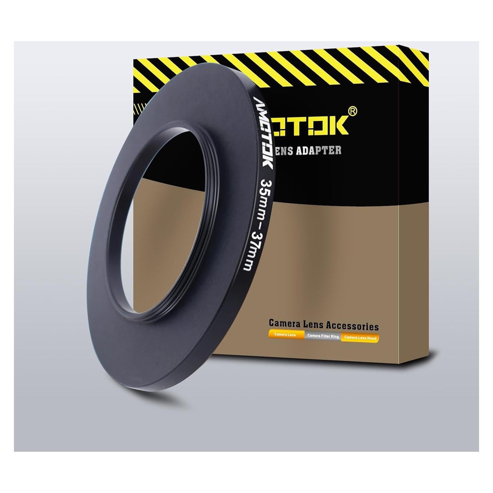 Adaptador de Lente AMOTOK 35mm a 37mm - Aluminio Resistente