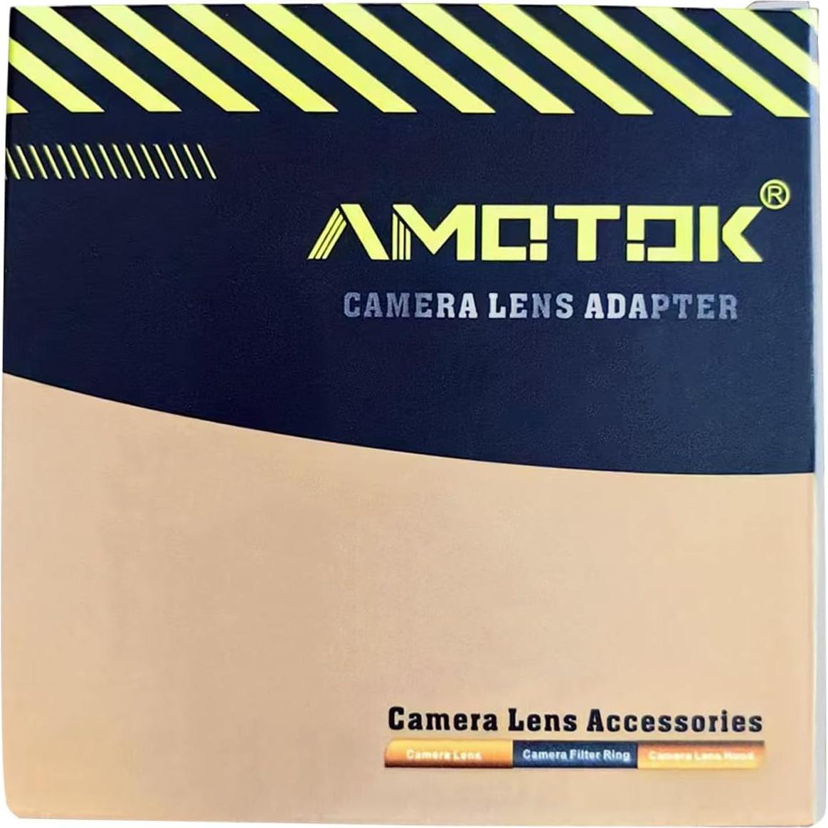 Adaptador de Lente AMOTOK 35mm a 37mm - Aluminio Resistente