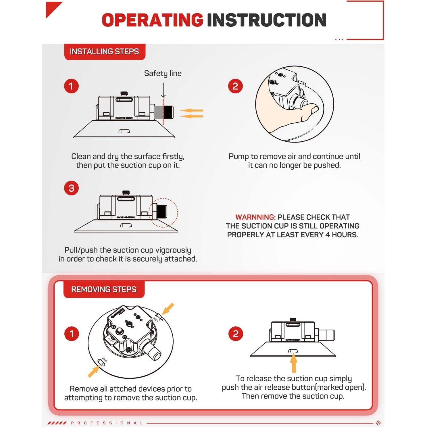 Soporte de Cámara para Vehículo iFootage VS-118 con Ventosa 20 kg