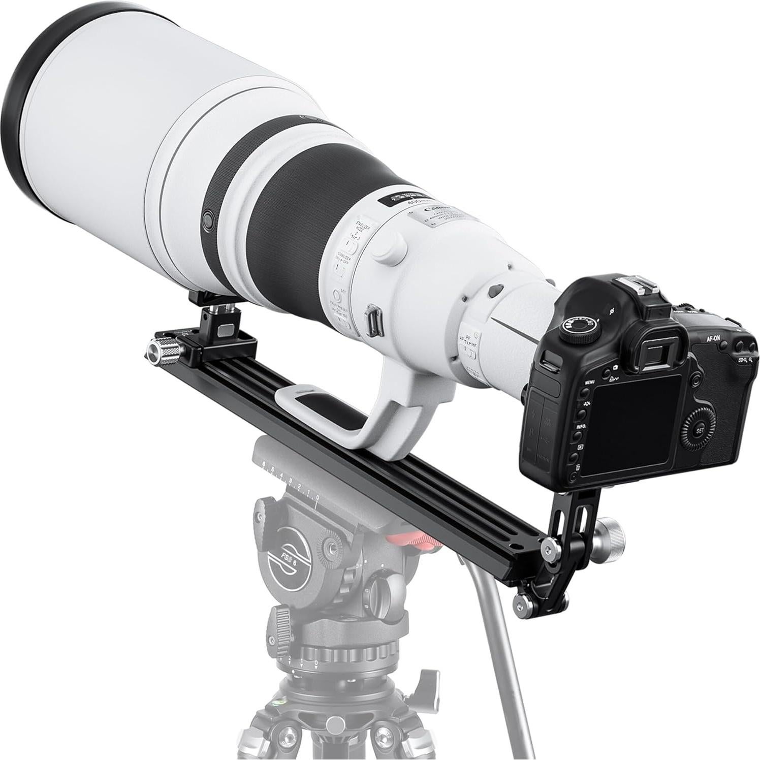 Soporte de Lente Larga Leofoto VR-380Kit Doble Pivot 380mm