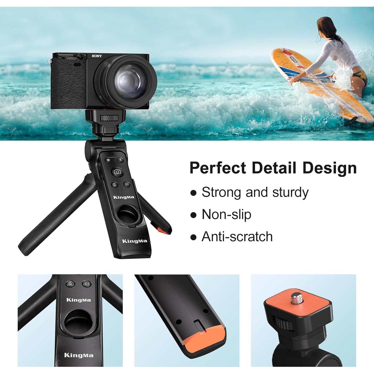 Trípode Mini King Ma con Control Remoto Bluetooth 209g