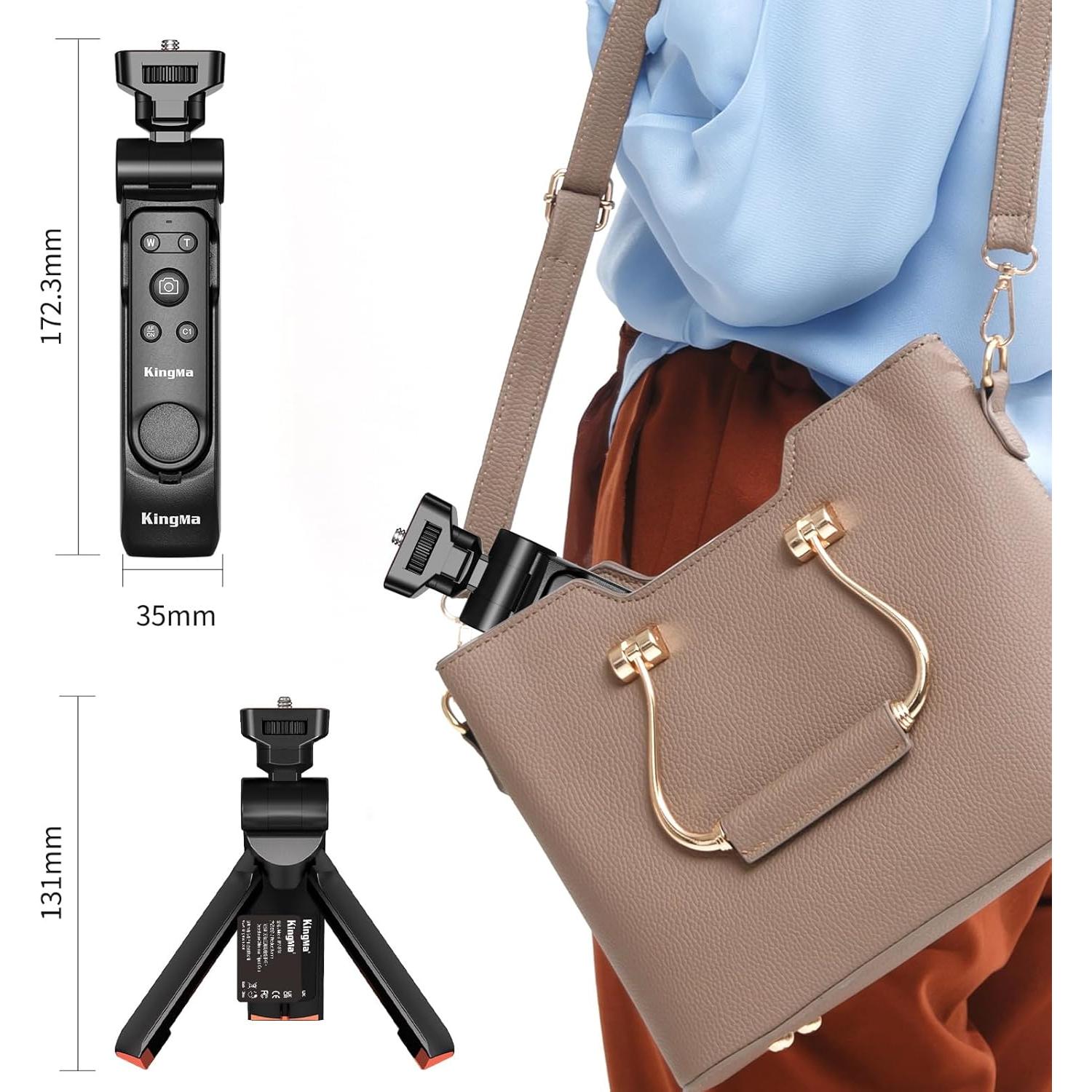 Trípode Mini King Ma con Control Remoto Bluetooth 209g