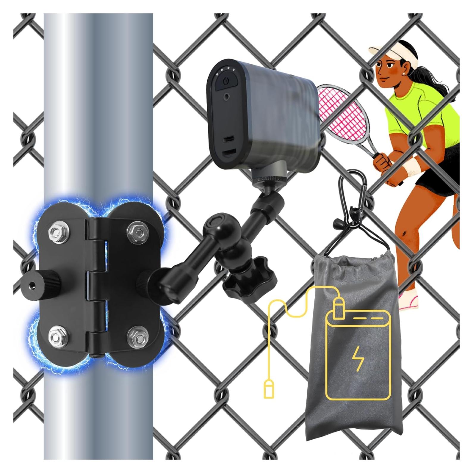 Soporte Magnético Ajustable para Cerca ZA CM-4M - Compatible con GoPro y Mevo Start