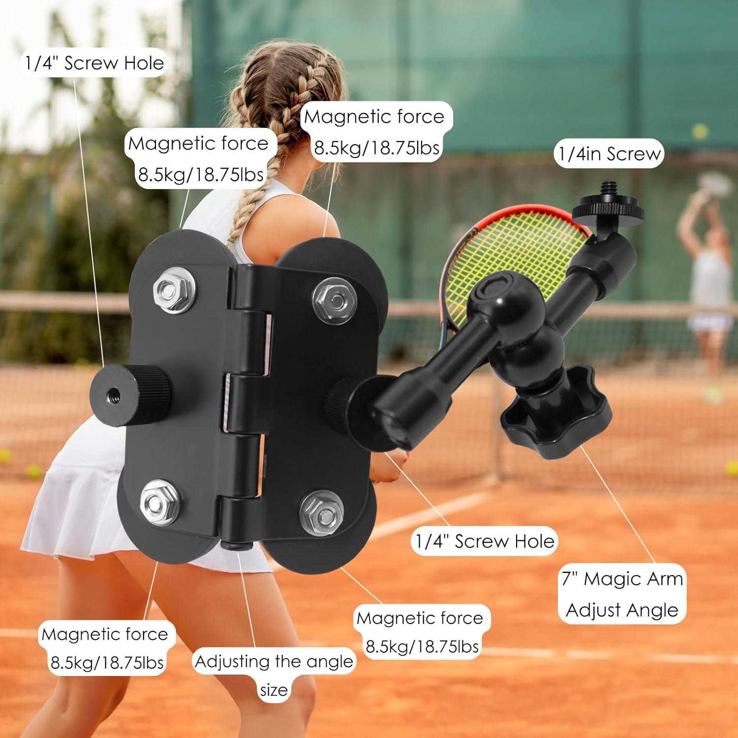 Soporte Magnético Ajustable para Cerca ZA CM-4M - Compatible con GoPro y Mevo Start