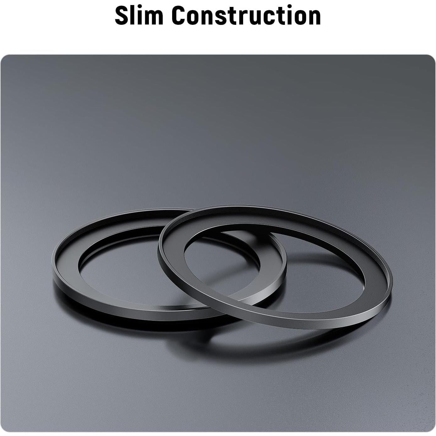 Adaptador de anillo de paso NEEWER 67-77mm con paño de limpieza