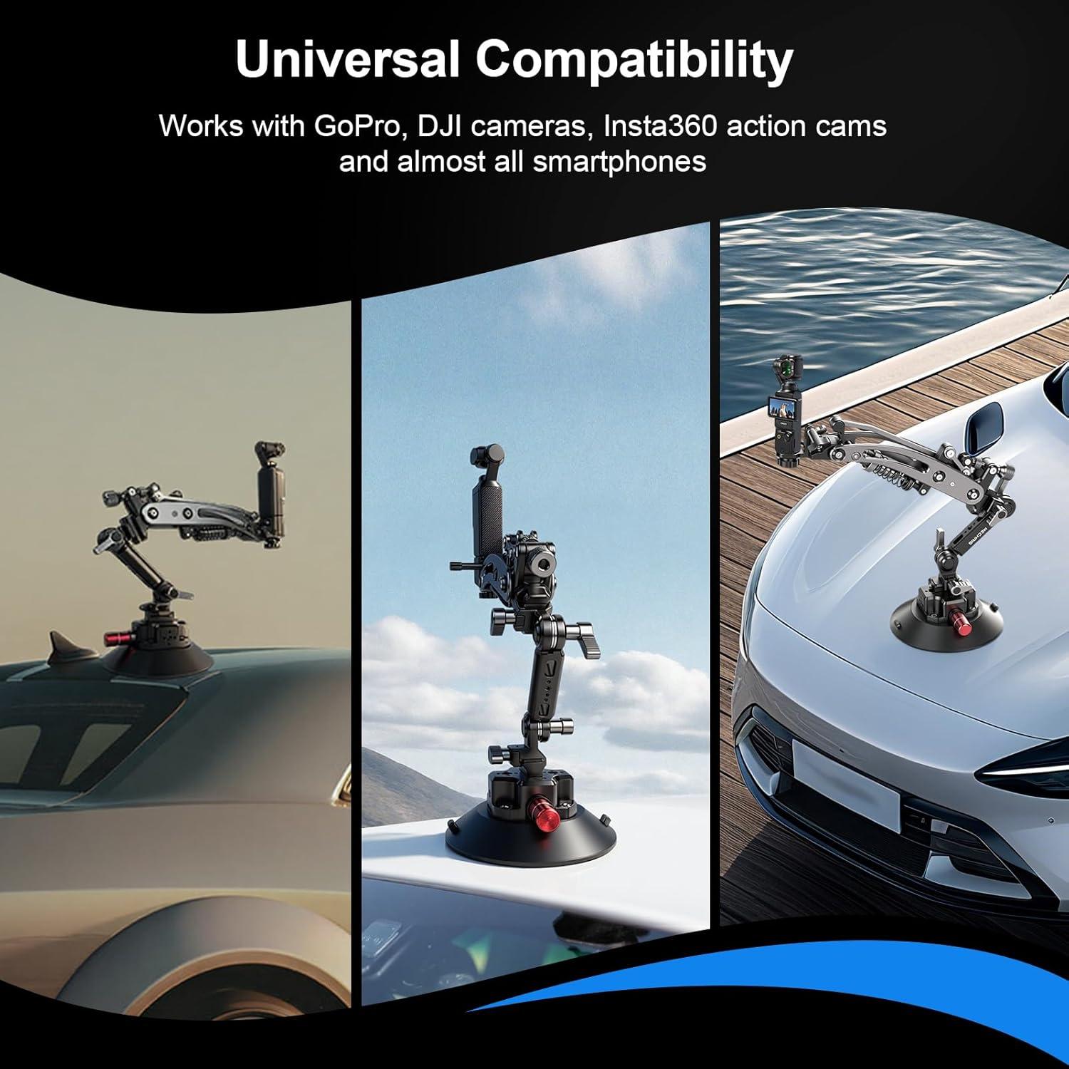 Soporte de Succión para Cámara Came-TV MR01 Estabilizador 360