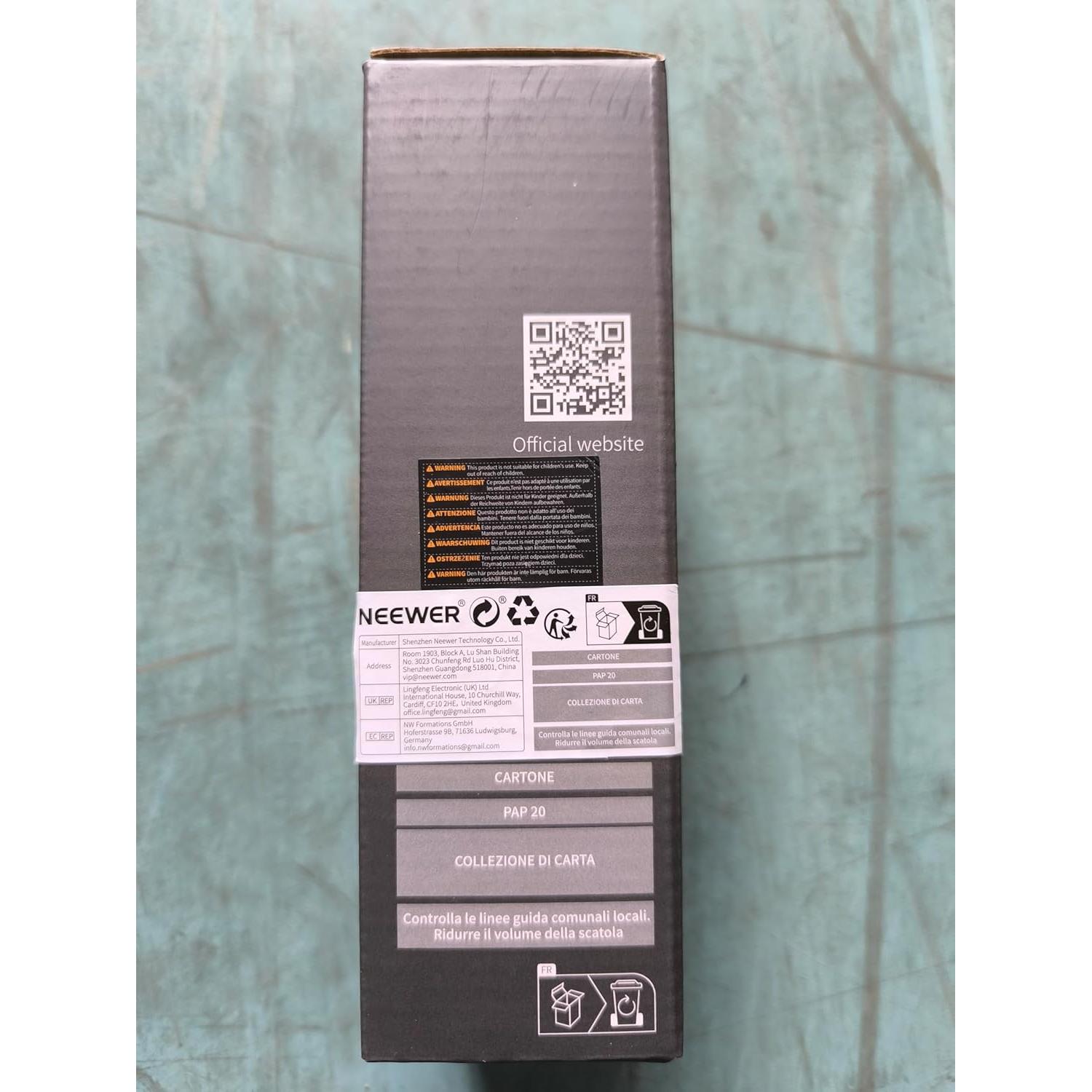 Trípode Fluido NEEWER GM27 con Base de Nivelación y Mango Telescópico