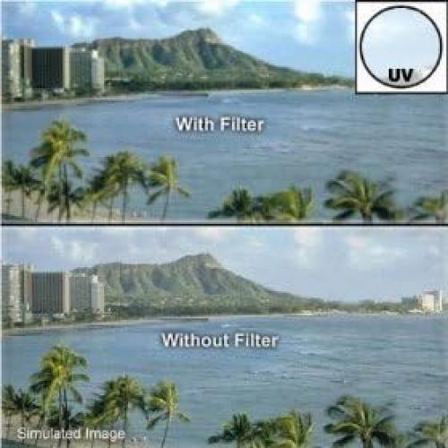 Juego de Filtros 52mm UV Fluorescente Polarizador Blue Nook