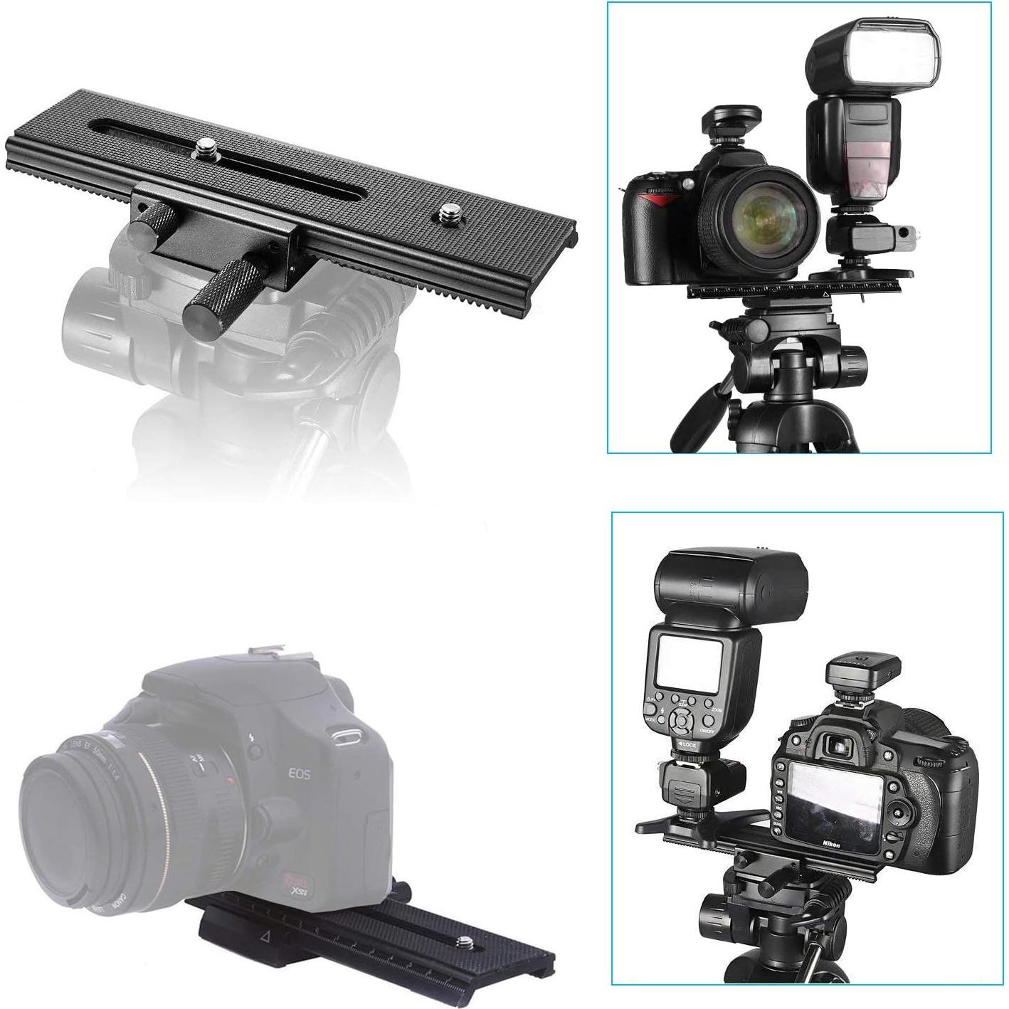 Carril Deslizante Macro EXMAX LP-01 16cm 2 Vías Enfoque