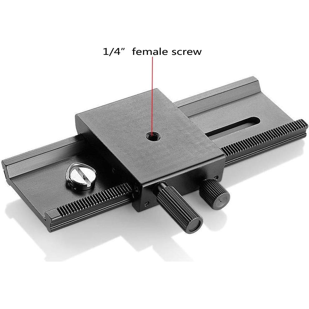 Carril Deslizante Macro EXMAX LP-01 16cm 2 Vías Enfoque