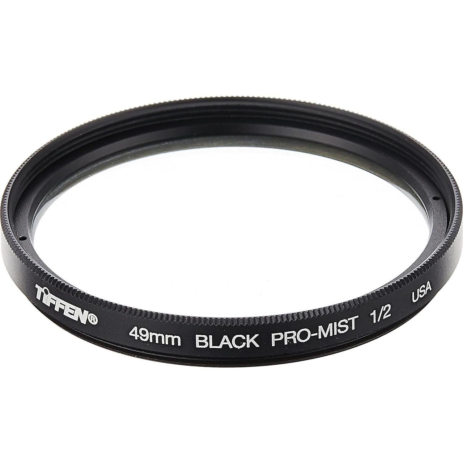 Filtros Tiffen 49mm Black Pro-Mist 1/2 y UV para Lentes