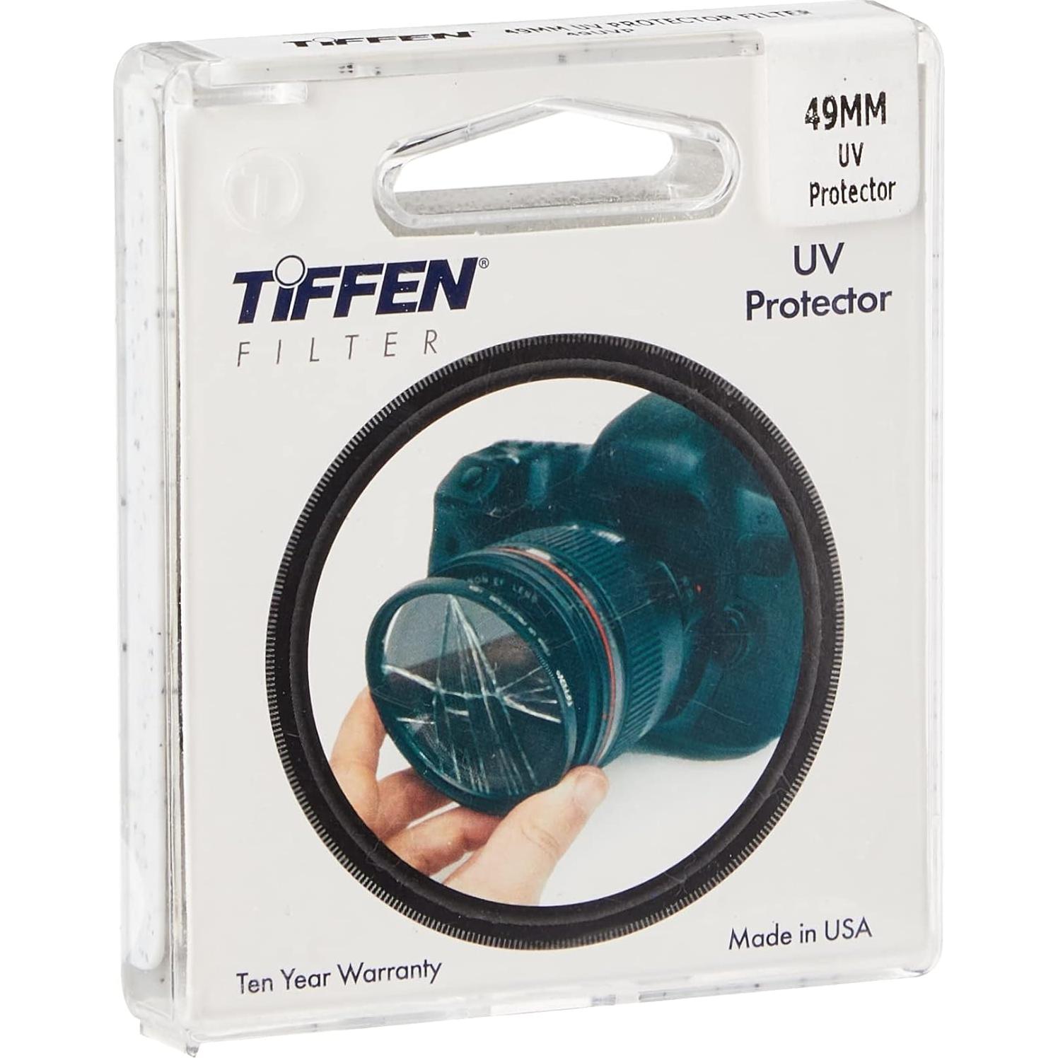 Filtros Tiffen 49mm Black Pro-Mist 1/2 y UV para Lentes