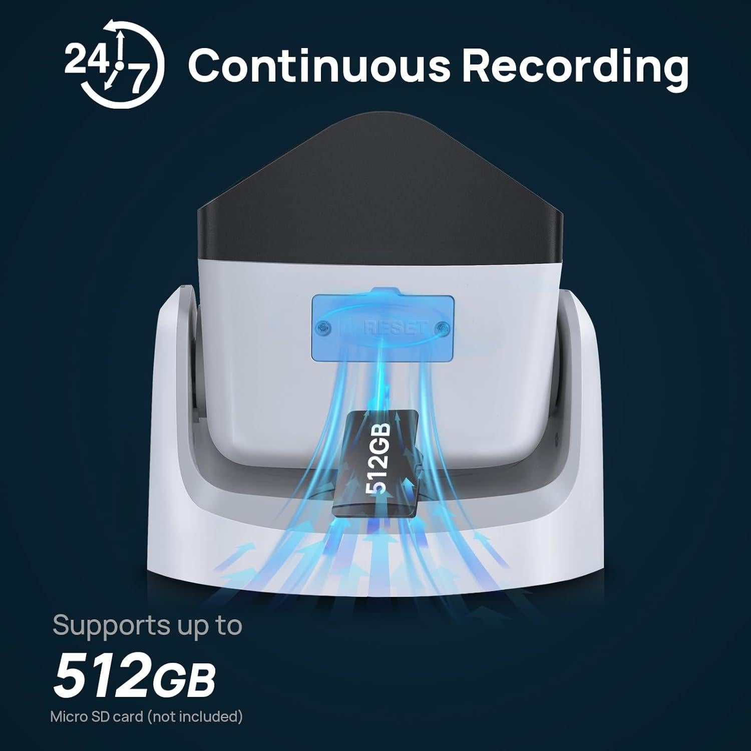 Cámara de Seguridad PoE 4MP VikViz Doble Lente 180°